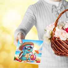 Load image into Gallery viewer, 12Pcs/Set Summer Beach-Diamond Greeting Cards
