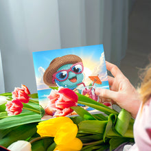 Load image into Gallery viewer, 12Pcs/Set Summer Beach-Diamond Greeting Cards
