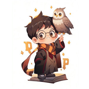 Harry Potter-Full Round Diamond Painting-30x40cm
