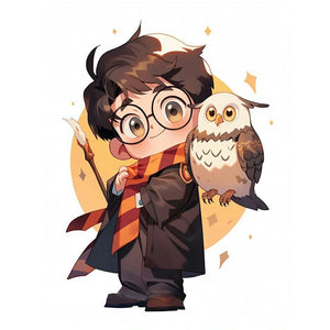 Harry Potter-Full Round Diamond Painting-30x40cm