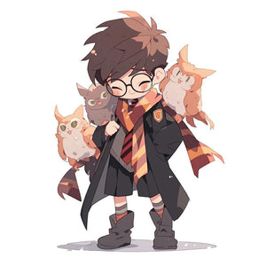 Harry Potter-Full Round Diamond Painting-30x40cm