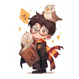 Harry Potter-Full Round Diamond Painting-30x40cm