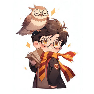 Harry Potter-Full Round Diamond Painting-30x40cm