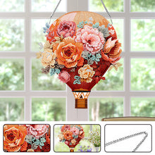 Load image into Gallery viewer, Hot Air Balloon-Acrylic Single Side Diamond Pendant
