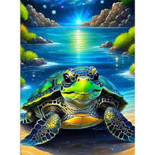 Load image into Gallery viewer, Turtle-Full Round Diamond Painting-45x60cm-Large Size
