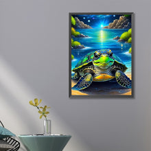 Load image into Gallery viewer, Turtle-Full Round Diamond Painting-45x60cm-Large Size
