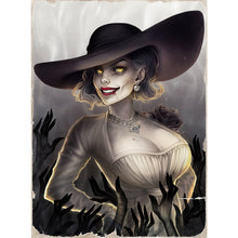 Load image into Gallery viewer, Girl-Full Round Diamond Painting-45x60cm-Large Size
