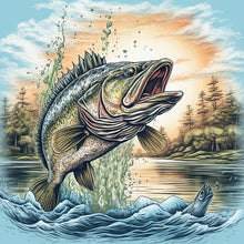 Load image into Gallery viewer, Fish-Full Round Diamond Painting-30x30cm
