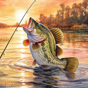 Fish-Full Round Diamond Painting-30x30cm