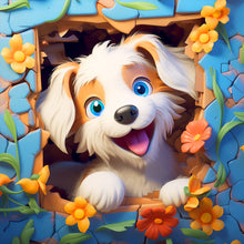 Load image into Gallery viewer, Picture Frame Animals-Full Round Diamond Painting-30x30cm
