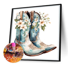 Load image into Gallery viewer, Cowboy Boots-Full Round Diamond Painting-30x30cm
