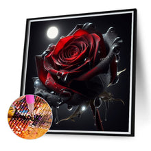 Load image into Gallery viewer, Red Rose-Full Round Diamond Painting-40x40cm
