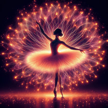 Load image into Gallery viewer, Ballet Girl-Full Round Diamond Painting-30x30cm
