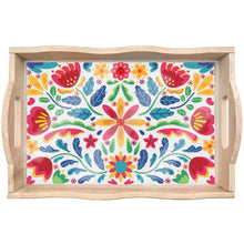 Load image into Gallery viewer, Wooden Mandala Diamond Painting Dinning Table Tray
