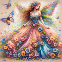 Load image into Gallery viewer, Girl-Full Round Diamond Painting-30x30cm
