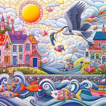 Load image into Gallery viewer, Color House-Full Round Diamond Painting-40x40cm
