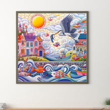 Load image into Gallery viewer, Color House-Full Round Diamond Painting-40x40cm
