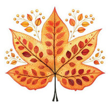 Load image into Gallery viewer, Maple Leaf-Full Round Diamond Painting-40x40cm
