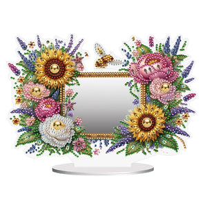Butterfly-Diamond Compact Makeup Mirror