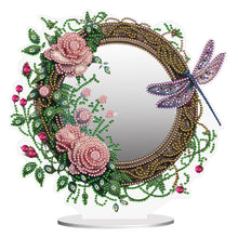 Load image into Gallery viewer, Butterfly-Diamond Compact Makeup Mirror
