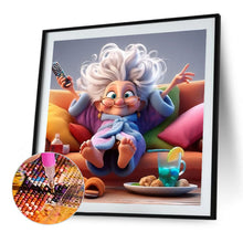 Load image into Gallery viewer, Funny Grandma-Full Round Diamond Painting-40x40cm

