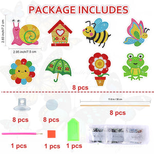 8/9Pcs/Set Animal-Diamond Art Painting Stick