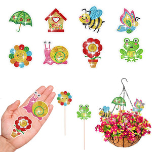 8/9Pcs/Set Animal-Diamond Art Painting Stick