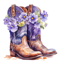 Load image into Gallery viewer, Flower-Full Round Diamond Painting-30x30cm
