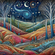Load image into Gallery viewer, Color Woods-Full Round Diamond Painting-30x30cm
