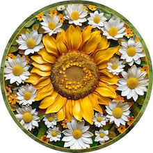 Load image into Gallery viewer, Sunflower-Full Round Diamond Painting-40x40cm
