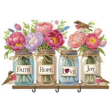 Load image into Gallery viewer, Flower-Diamond Art Craft Wall Hooks
