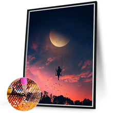 Load image into Gallery viewer, Moon-Full Round Diamond Painting-40x50cm
