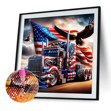 Load image into Gallery viewer, Independence Day Chariot Eagle-Full Round Diamond Painting-40x40cm
