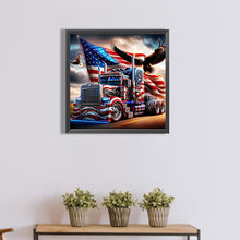 Load image into Gallery viewer, Independence Day Chariot Eagle-Full Round Diamond Painting-40x40cm
