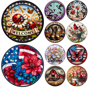 Round Animals-Full Round Diamond Painting-30x30cm