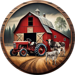 Round Animals-Full Round Diamond Painting-30x30cm