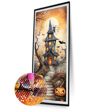 Load image into Gallery viewer, Pumpkin Castle-Full Round Diamond Painting-30x70cm-Large Size
