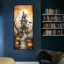Load image into Gallery viewer, Pumpkin Castle-Full Round Diamond Painting-30x70cm-Large Size
