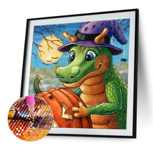 Load image into Gallery viewer, Little Dinosaur-Full Round Diamond Painting-40x40cm
