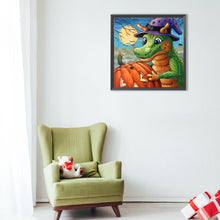 Load image into Gallery viewer, Little Dinosaur-Full Round Diamond Painting-40x40cm

