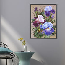 Load image into Gallery viewer, Bees And Flowers-Full Round Diamond Painting-50x60cm-Large Size
