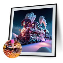 Load image into Gallery viewer, Train-Full Round Diamond Painting-30x30cm

