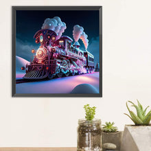 Load image into Gallery viewer, Train-Full Round Diamond Painting-30x30cm
