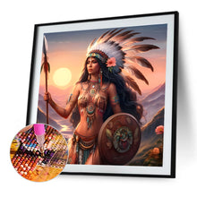 Load image into Gallery viewer, Indian-Full Round Diamond Painting-40x40cm
