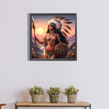 Load image into Gallery viewer, Indian-Full Round Diamond Painting-40x40cm
