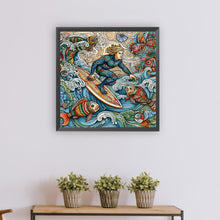 Load image into Gallery viewer, Color Surfer-Full Round Diamond Painting-50x50cm
