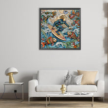 Load image into Gallery viewer, Color Surfer-Full Round Diamond Painting-50x50cm

