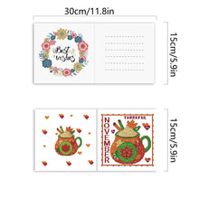 Load image into Gallery viewer, 12Pcs/Set Calendar-Diamond Greeting Cards
