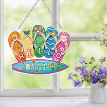 Load image into Gallery viewer, Summer Vibe-Acrylic Single Side Diamond Pendant
