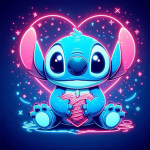 Stitch-Full Round Diamond Painting-30x30cm
